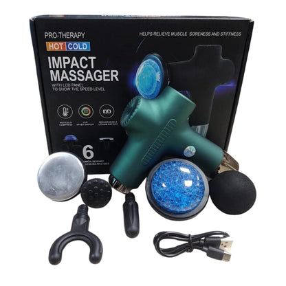 Masajeador Muscular Eléctrico Pistola Massage Gun Calor Frio