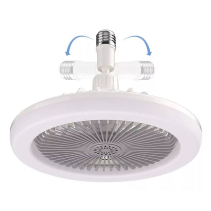 Ventilador Con Lámpara De Luz Led Y Control Remoto