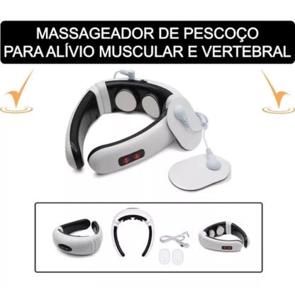 Masajeador De Cuello Con Electrodos Hx